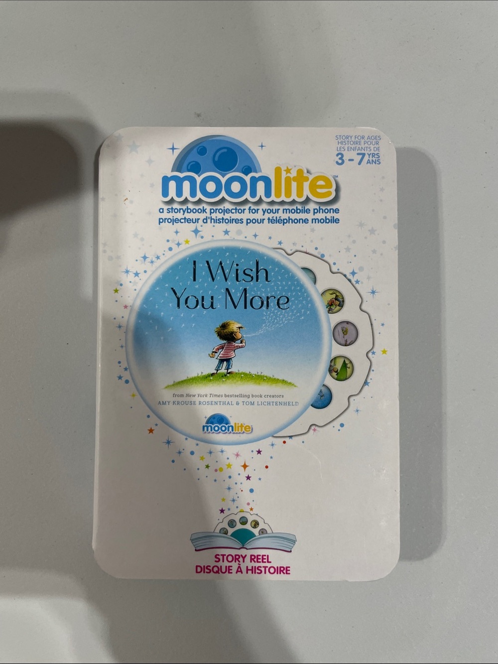 Moonlite 'I Wish You More' Story Reel - White/Blue